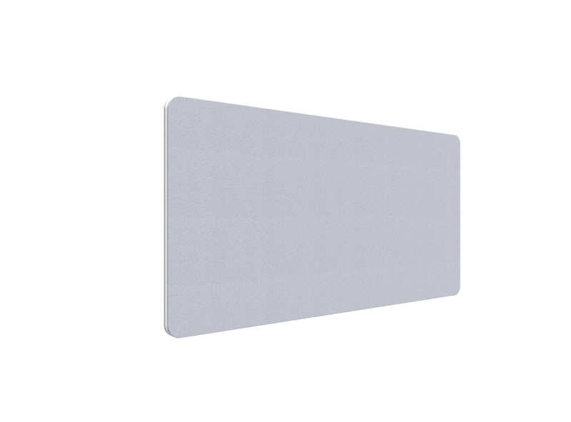 Lintex Edge Table bordskærmvæg 140x70cm lys grå med hvid liste