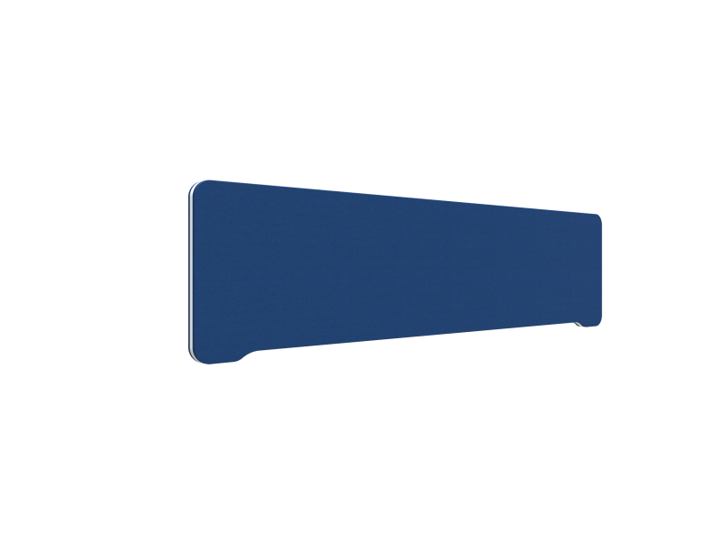 Lintex Edge Table bordskærmvæg 160x40cm blå med hvid liste