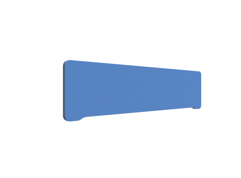 Lintex Edge Table bordskærmvæg 160x40cm koboltblå med mørkegrå liste
