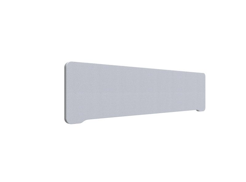 Lintex Edge Table bordskærmvæg 160x40cm lys grå med grå liste