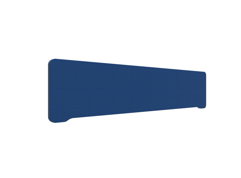 Lintex Edge Table bordskærmvæg 180x40cm blå med mørkegrå liste
