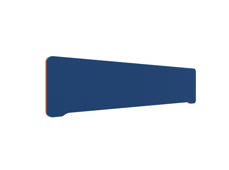 Lintex Edge Table bordskærmvæg 180x40cm blå med orange liste