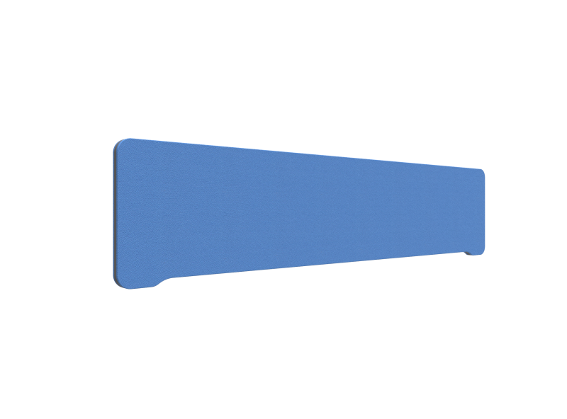 Lintex Edge Table bordskærmvæg 180x40cm koboltblå med mørkegrå liste