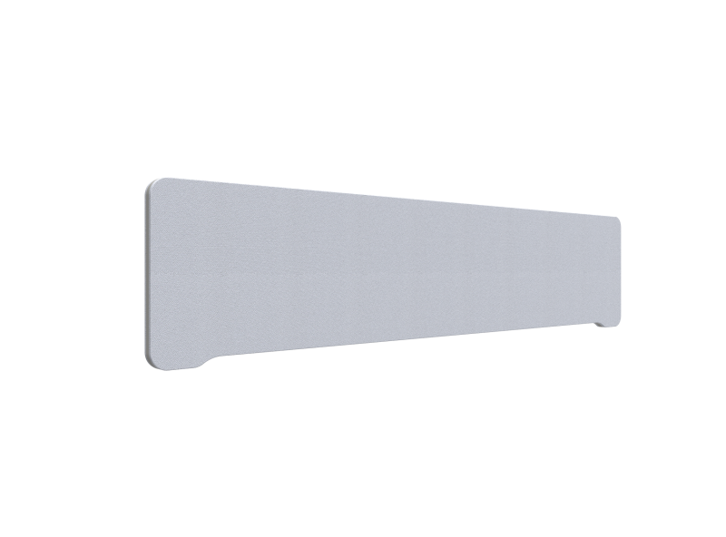 Lintex Edge Table bordskærmvæg 180x40cm lys grå med grå liste