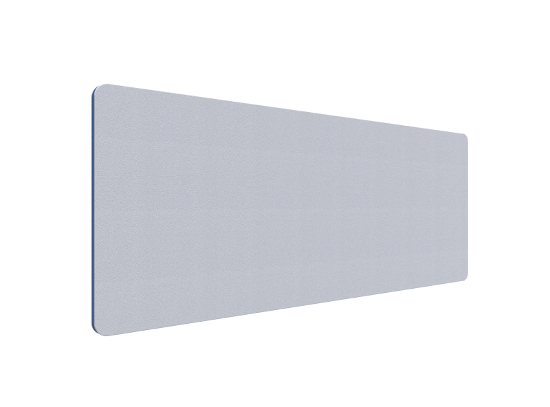 Lintex Edge Table bordskærmvæg 180x70cm lys grå med blå liste