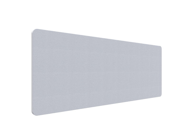 Lintex Edge Table bordskærmvæg 180x70cm lys grå med hvid liste
