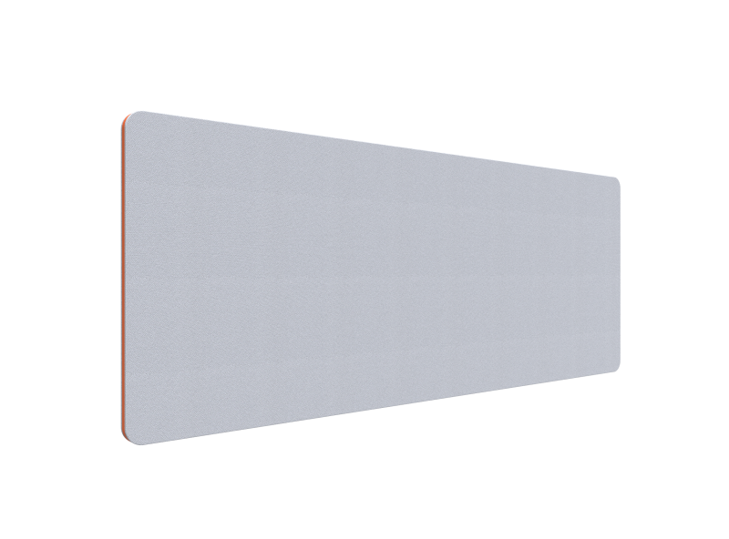 Lintex Edge Table bordskærmvæg 180x70cm lys grå med orange liste