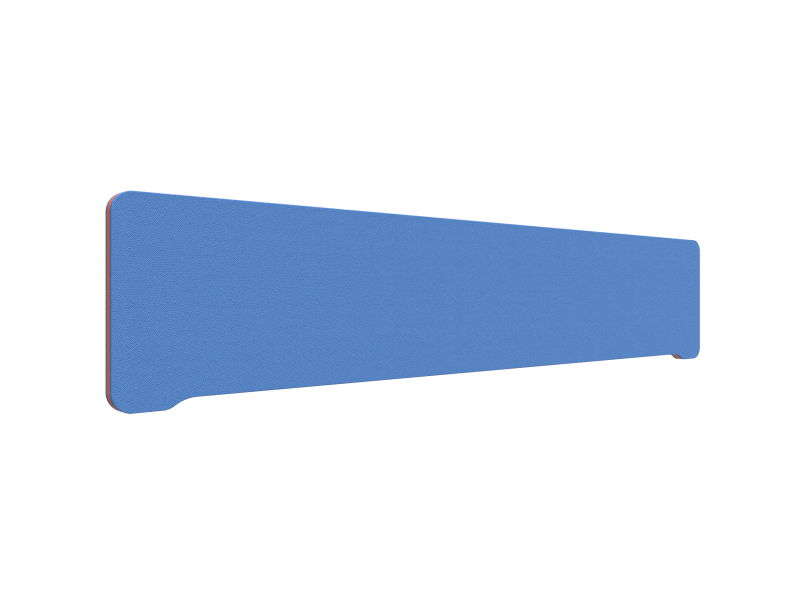 Lintex Edge Table bordskærmvæg 200x40cm koboltblå med orange liste