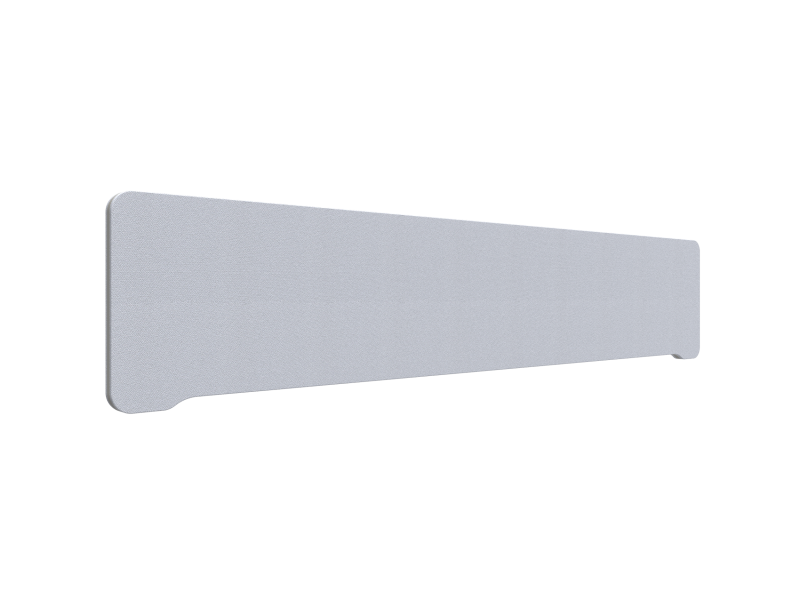 Lintex Edge Table bordskærmvæg 200x40cm lys grå med grå liste