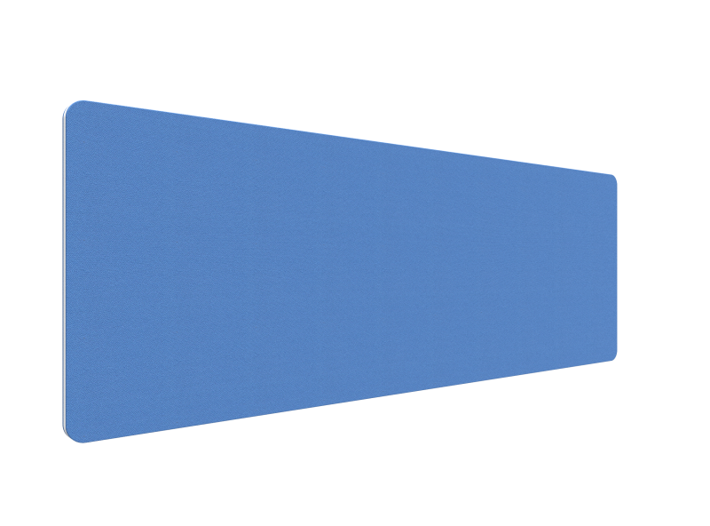 Lintex Edge Table bordskærmvæg 200x70cm koboltblå med hvid liste