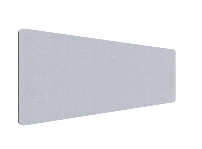 Lintex Edge Table bordskærmvæg 200x70cm lys grå med mørkegrå liste