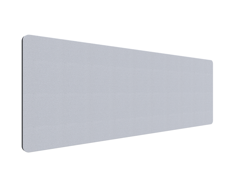 Lintex Edge Table bordskærmvæg 200x70cm lys grå med sort liste
