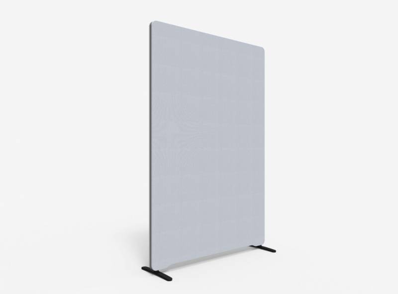Lintex Edge skærmvæg 120x180cm lys grå med mørkegrå liste