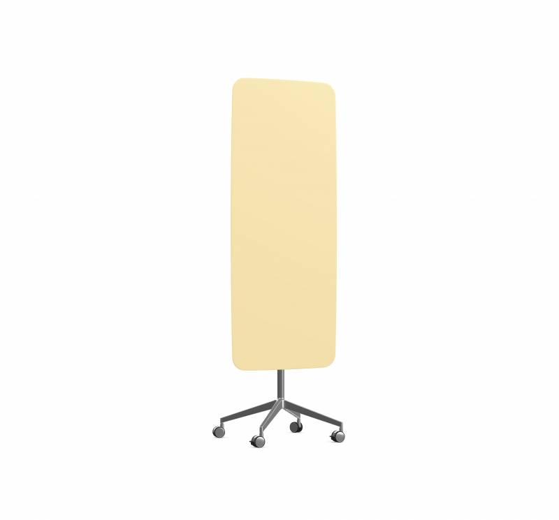 Lintex Flow Silk Mobile glastavle 65x195cm Mellow, støvet gul