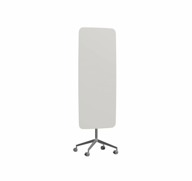 Lintex Flow Silk Mobile glastavle 65x195cm Shy, lys grå