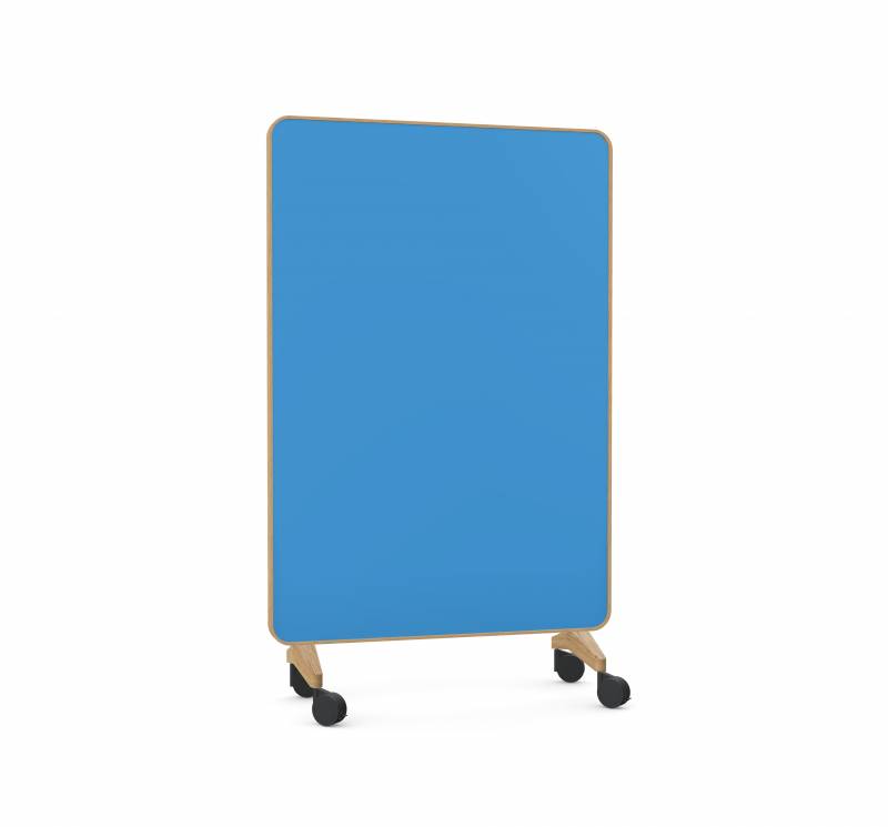 Lintex Frame Mobile Silk glastavle 120x196cm med egetræsramme Daring, blå