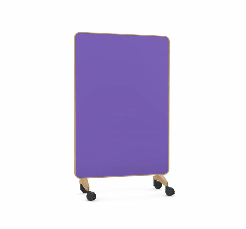 Lintex Frame Mobile Silk glastavle 120x196cm med egetræsramme Dreamy, lilla