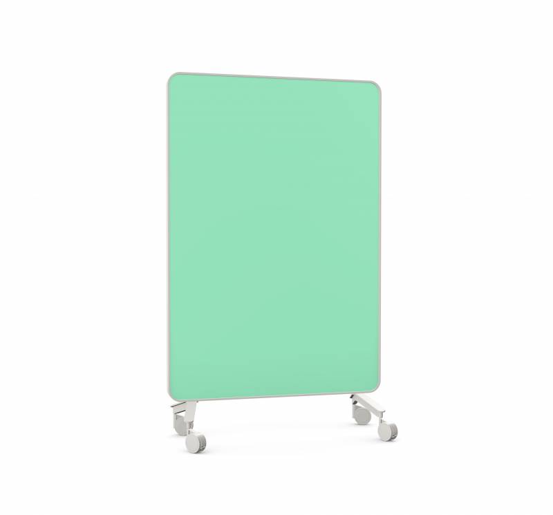 Lintex Frame Mobile Silk glastavle 120x196cm med grå ramme Free, mint grøn