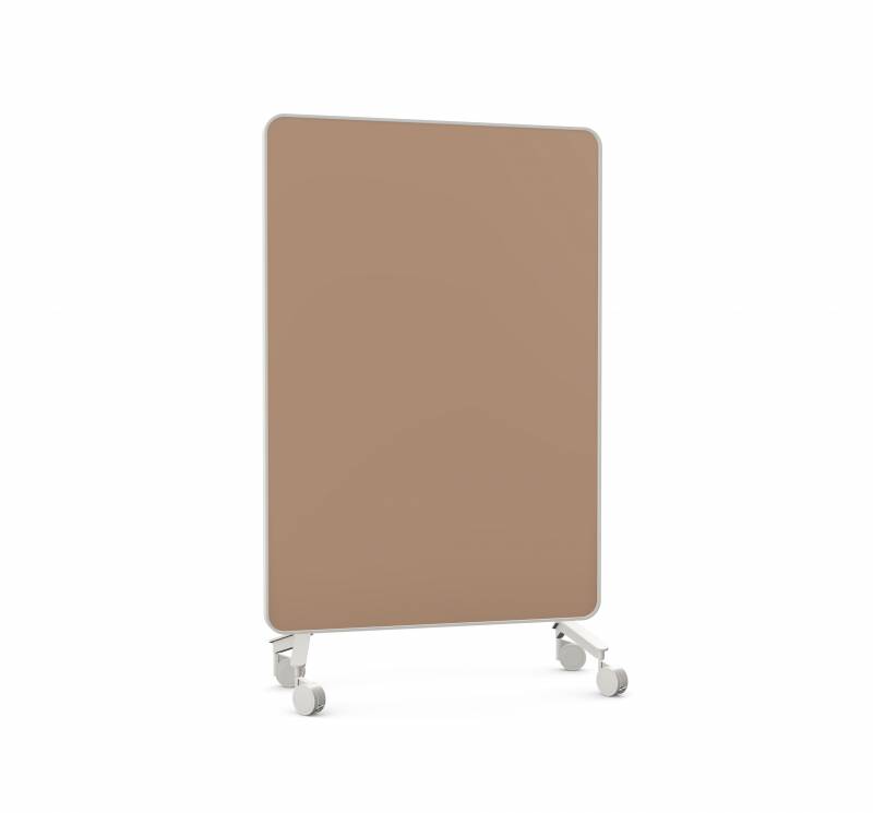Lintex Frame Mobile Silk glastavle 120x196cm med grå ramme Humble, mokka