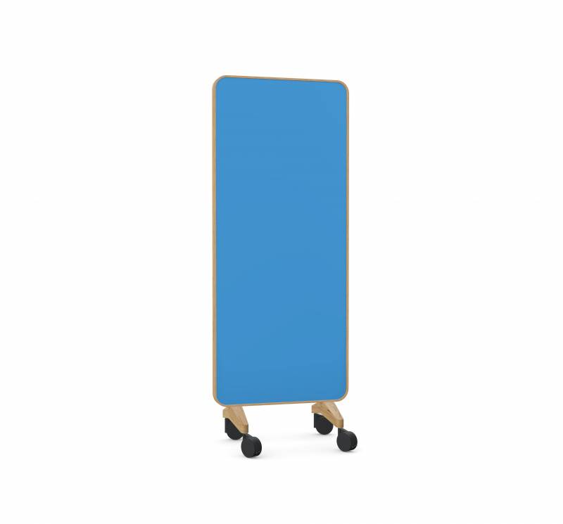 Lintex Frame Mobile Silk glastavle 75x196cm med egetræsramme Daring, blå
