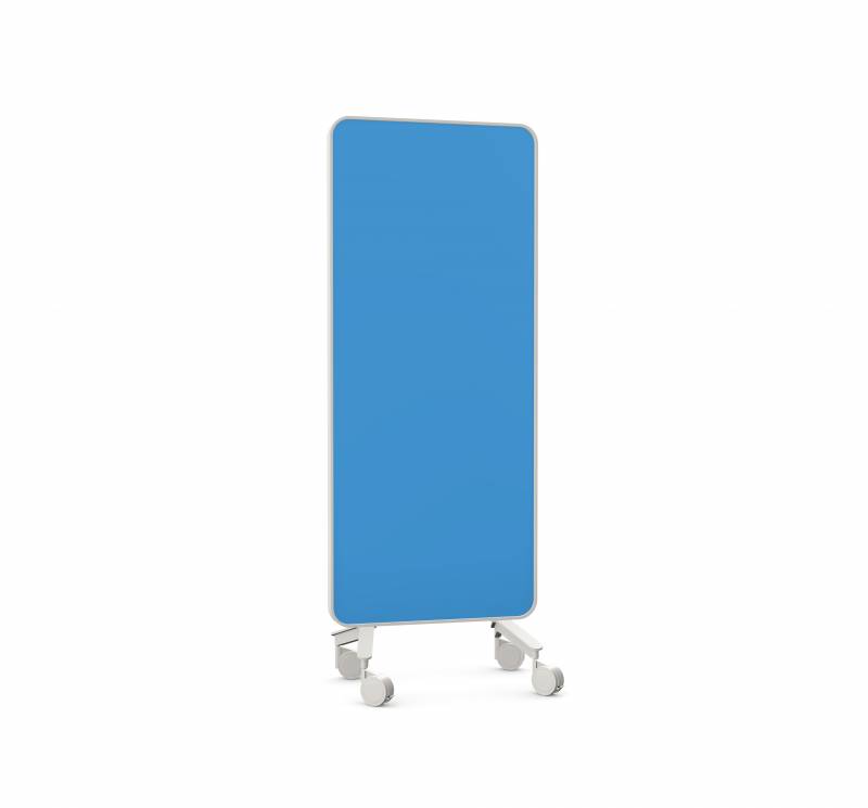 Lintex Frame Mobile Silk glastavle 75x196cm med grå ramme Daring, blå