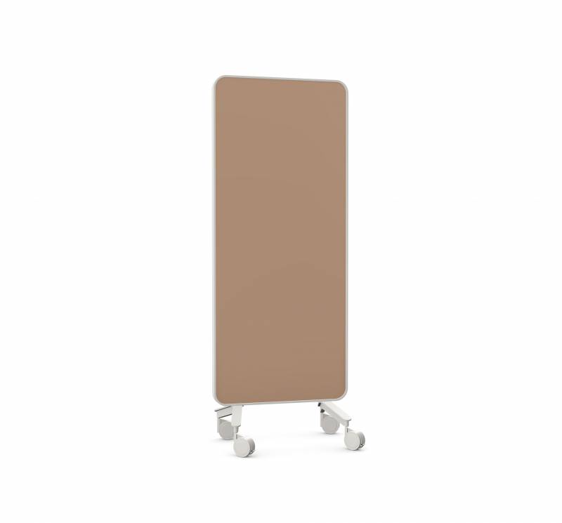 Lintex Frame Mobile Silk glastavle 75x196cm med grå ramme Humble, mokka