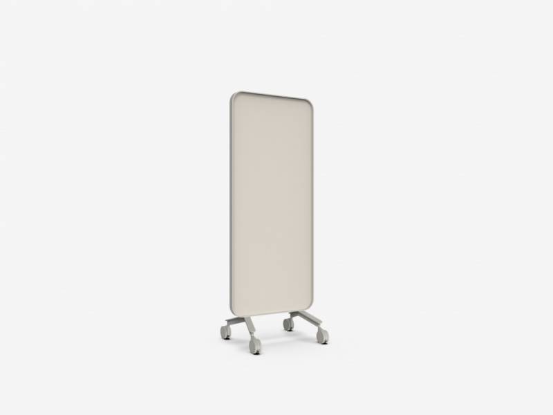 Lintex Frame Mobile Silk glastavle 75x196cm med grå ramme Lazy, lys brun