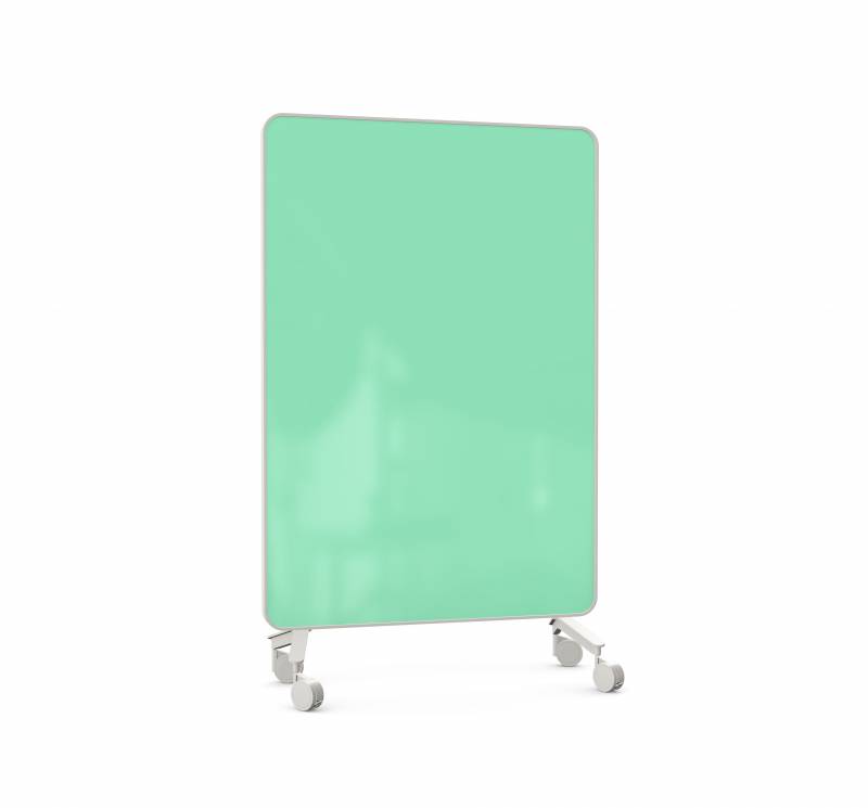 Lintex Frame Mobile glastavle 120x196cm med grå ramme Free, mint grøn