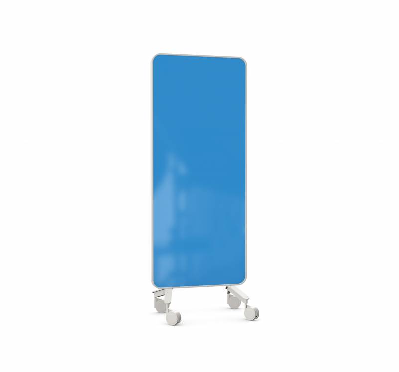 Lintex Frame Mobile glastavle 75x196cm med grå ramme Daring, blå
