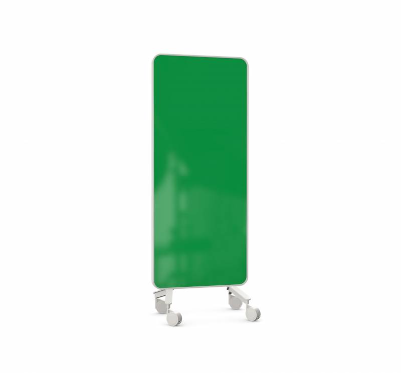 Lintex Frame Mobile glastavle 75x196cm med grå ramme Fearless, grøn