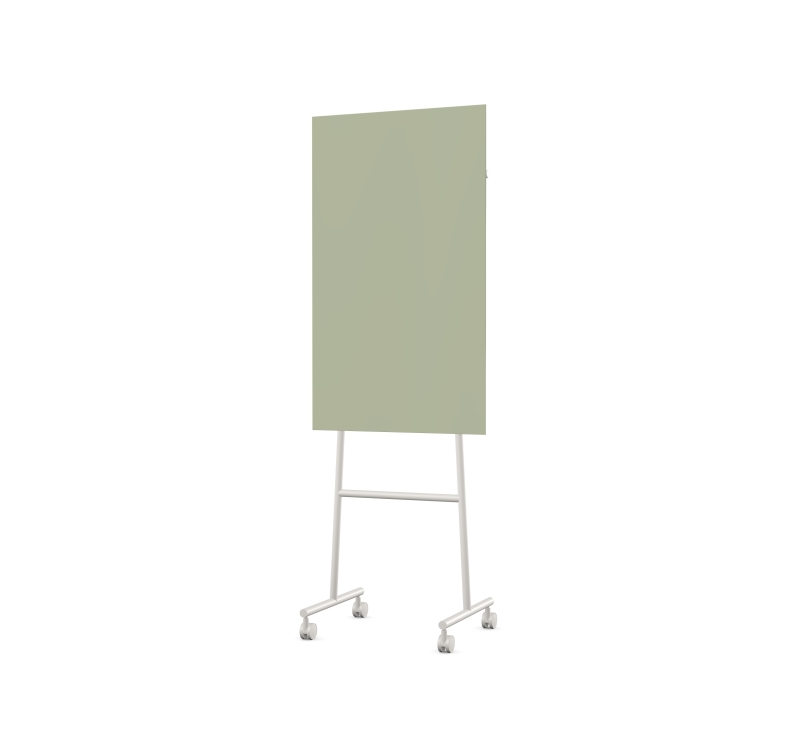 Lintex Mono Mood mobile glastavle 70x120cm gr&aring;t stativ Fair, lys gr&oslash;n