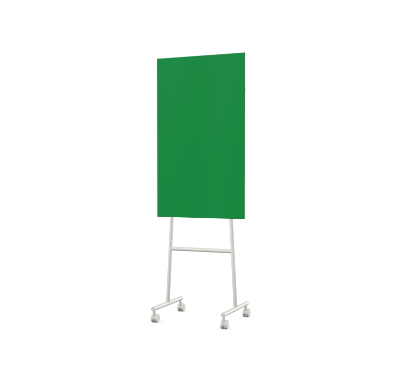 Lintex Mono Mood mobile glastavle 70x120cm gr&aring;t stativ Fearless, gr&oslash;n