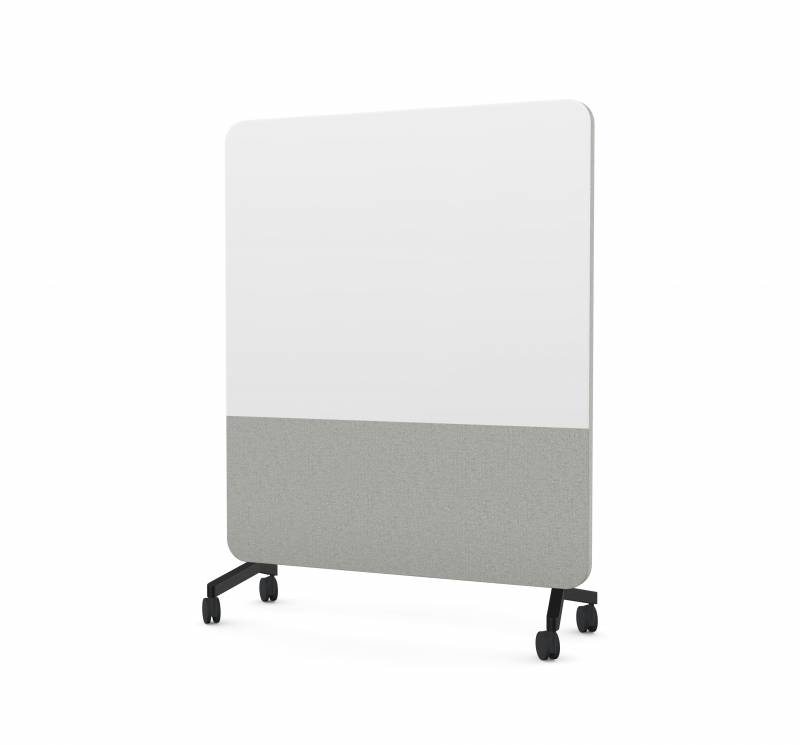 Lintex Mood Fabric Mobile 150x196cm Pure/grå med sort hjulsæt