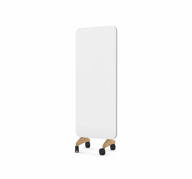 Lintex Mood Fabric Mobile 70x196cm Pure/grå med eg hjulsæt
