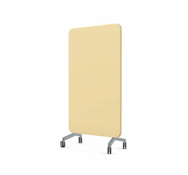 Lintex Mood Fabric Mobile Silk 100x196cm Mellow med grå hjulsæt