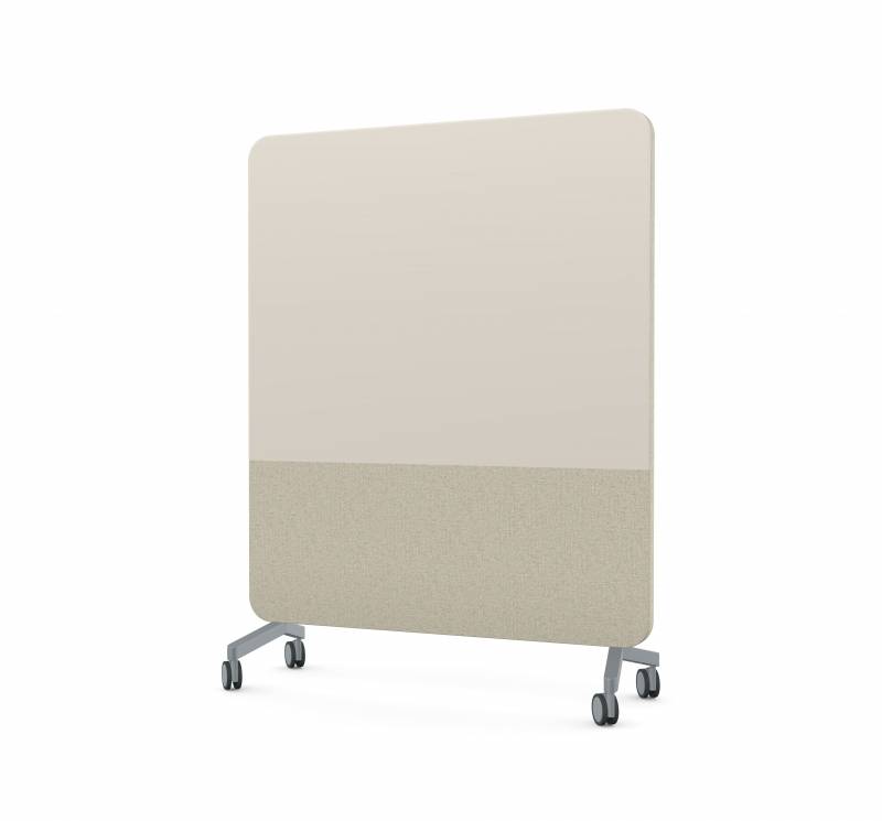 Lintex Mood Fabric Mobile Silk 150x196cm Lazy med grå hjulsæt
