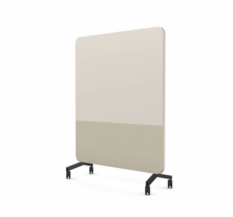 Lintex Mood Fabric Mobile Silk 150x196cm Lazy med sort hjulsæt