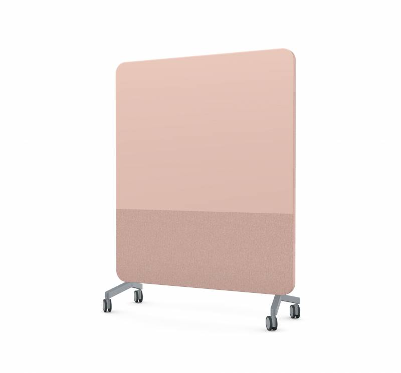 Lintex Mood Fabric Mobile Silk 150x196cm Naive med grå hjulsæt