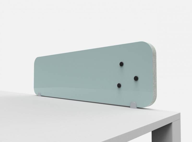 Lintex Mood Fabric bordskærm 100x35cm Frank, grågrøn