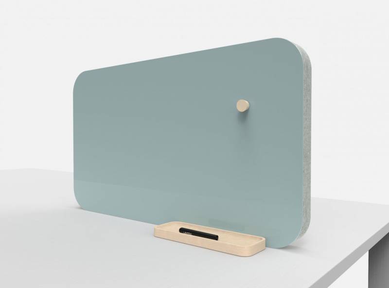 Lintex Mood Fabric bordskærm 80x45cm Frank, grågrøn
