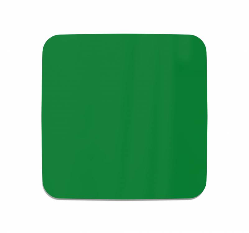 Lintex Mood Flow Wall glastavle 100x100cm Fearless, grøn