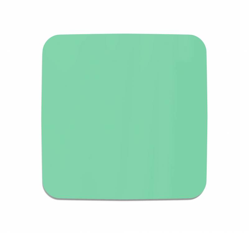 Lintex Mood Flow Wall glastavle 100x100cm Free, mint grøn