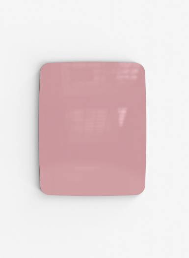Lintex Mood Flow Wall glastavle 100x125cm Blush, lyserød