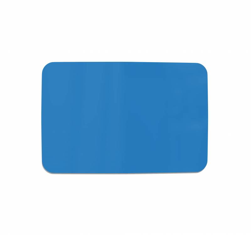 Lintex Mood Flow Wall glastavle 150x100cm Daring, blå