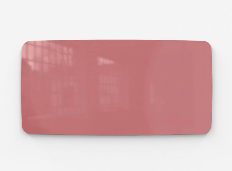 Lintex Mood Flow Wall glastavle 200x100cm Blossom, pink