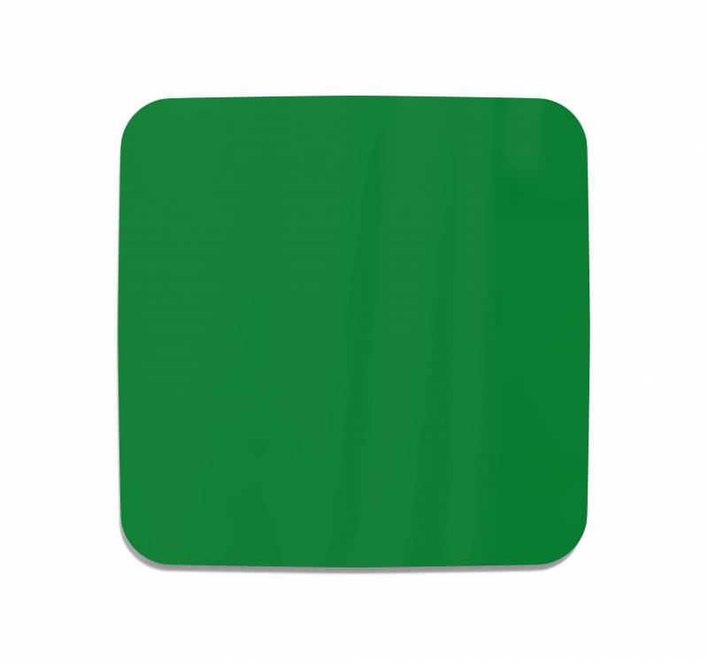 Lintex Mood Flow Wall glastavle 75x75cm Fearless, grøn