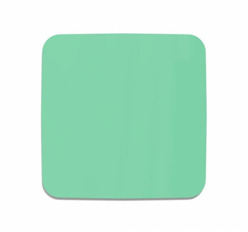 Lintex Mood Flow Wall glastavle 75x75cm Free, mint grøn