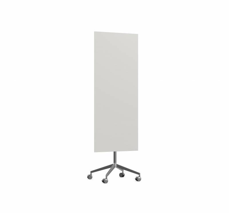 Lintex Mood Silk Mobile glastavle 65x195cm Shy, lys grå