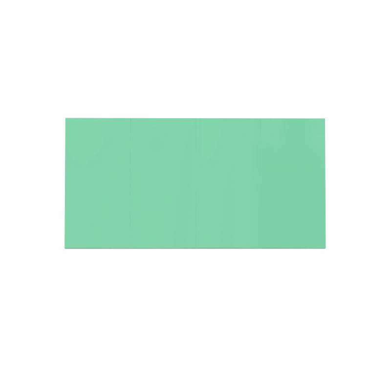 Lintex Mood Spaces glastavle 400x200cm Free, mint grøn