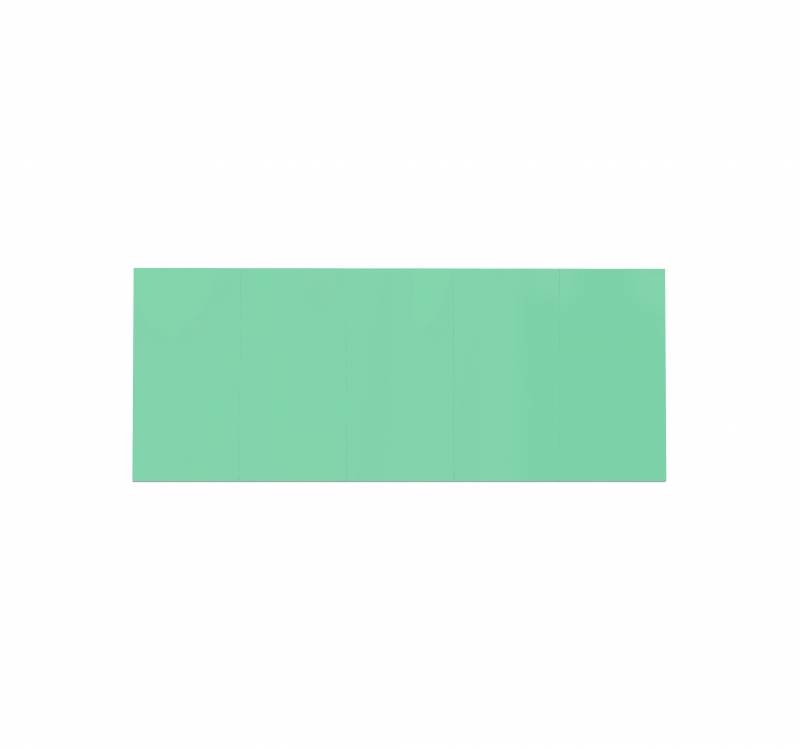 Lintex Mood Spaces glastavle 500x200cm Free, mint grøn